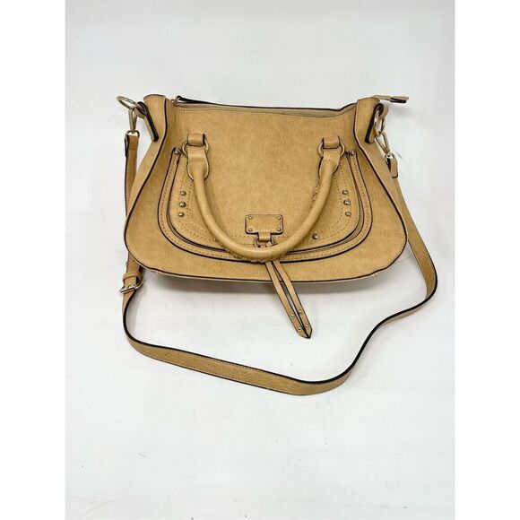 Sole Society Satchel Crossbody Bag Women's 11.5"x14"x6" Faux Leather Pebbled - Picture 1 of 9